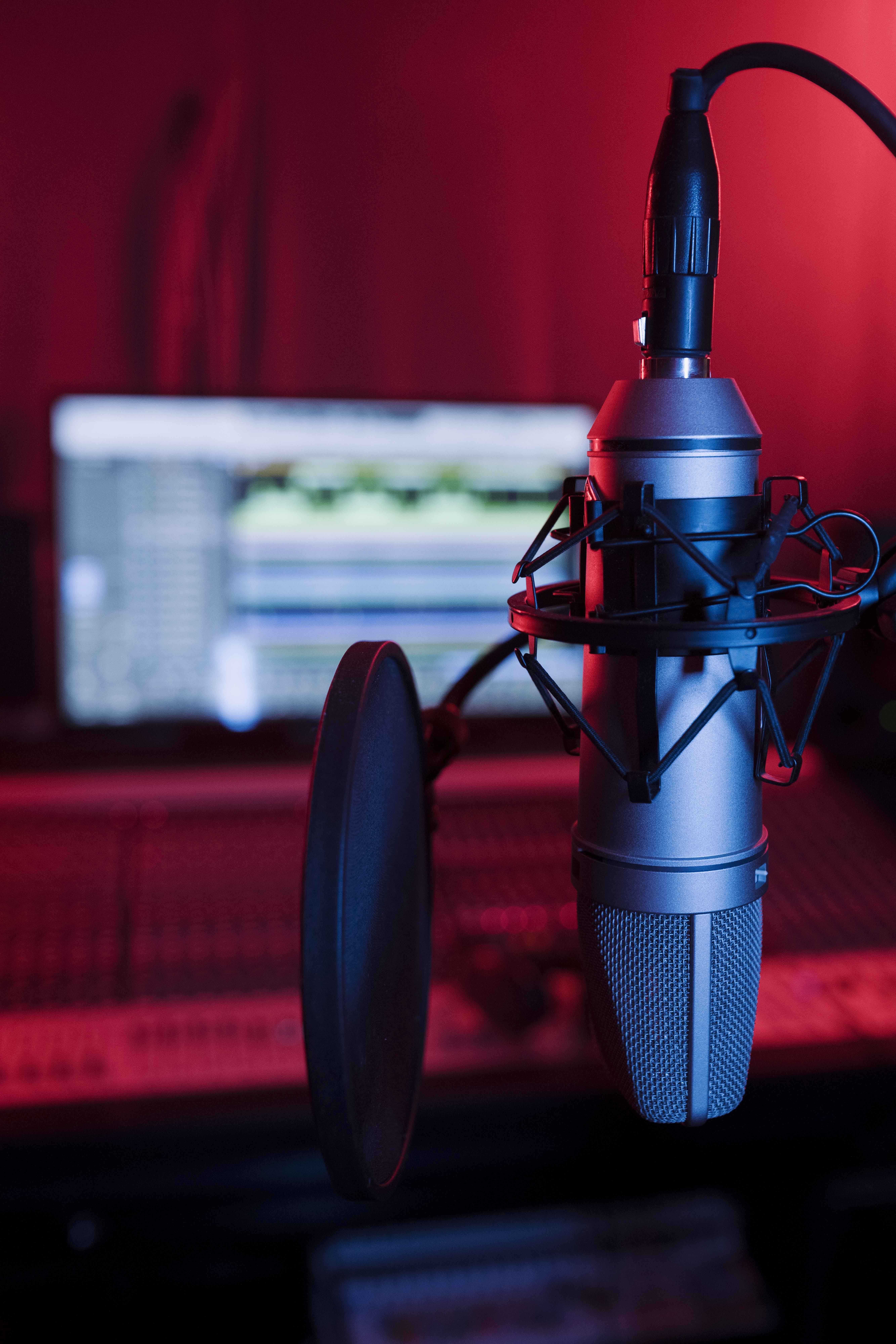 Filtre anti pop microphone